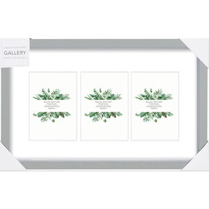 TRIPLE 4x6 JENNY BLACK Photo Frame